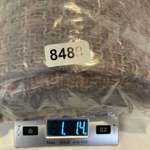 Tapestries Ireland Ltd.  Hand Woven Blanket Wool Purple Pink Size 64” X 46” Rare - Picture 10 of 12